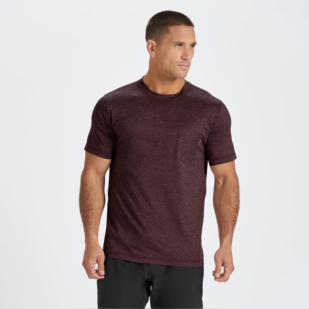 Vuori Maroon Short Sleeve Tee